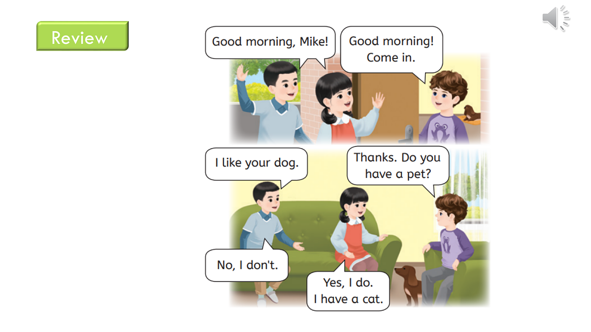 英语人教版(PEP)三年级上册 Unit 3 Our animal friends Lesson 2 Let's learn第3页