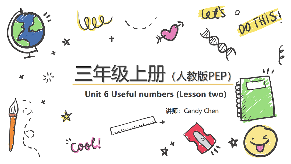 英语人教版(PEP)三年级上册 Unit 6 Useful numbers Lesson 2 let's learn第1页