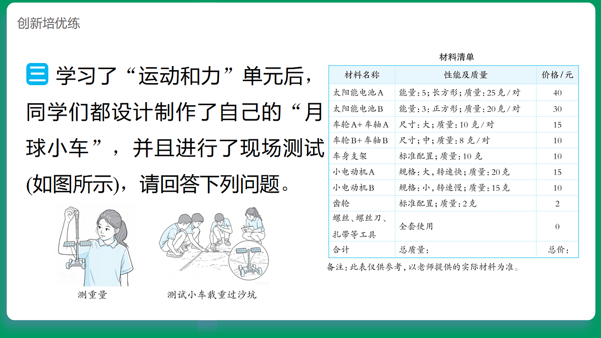3.7评价“月球小车” 习题课件第8页