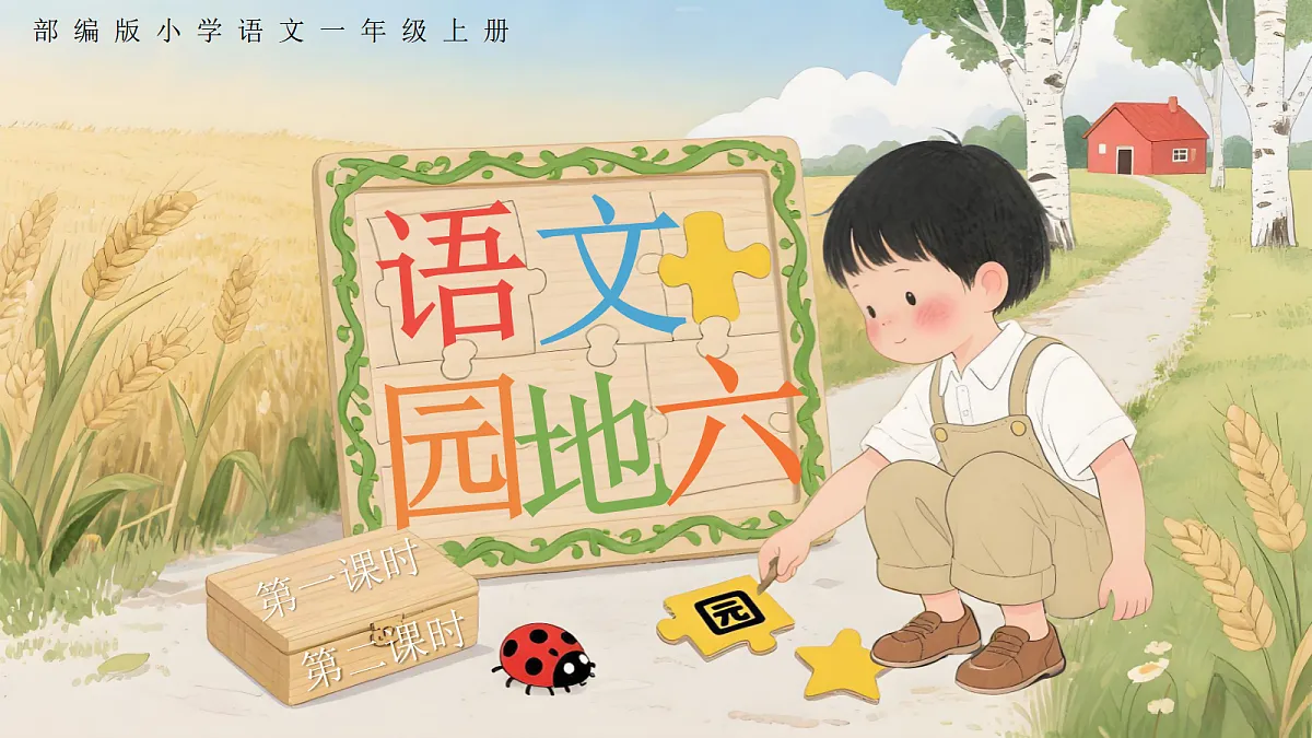 一上 第6单元《语文园地六》第1页