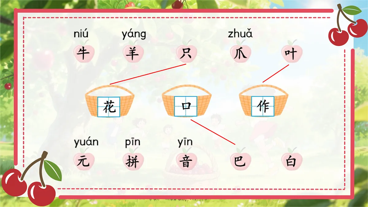 《语文园地八》一上 板书设计第8页