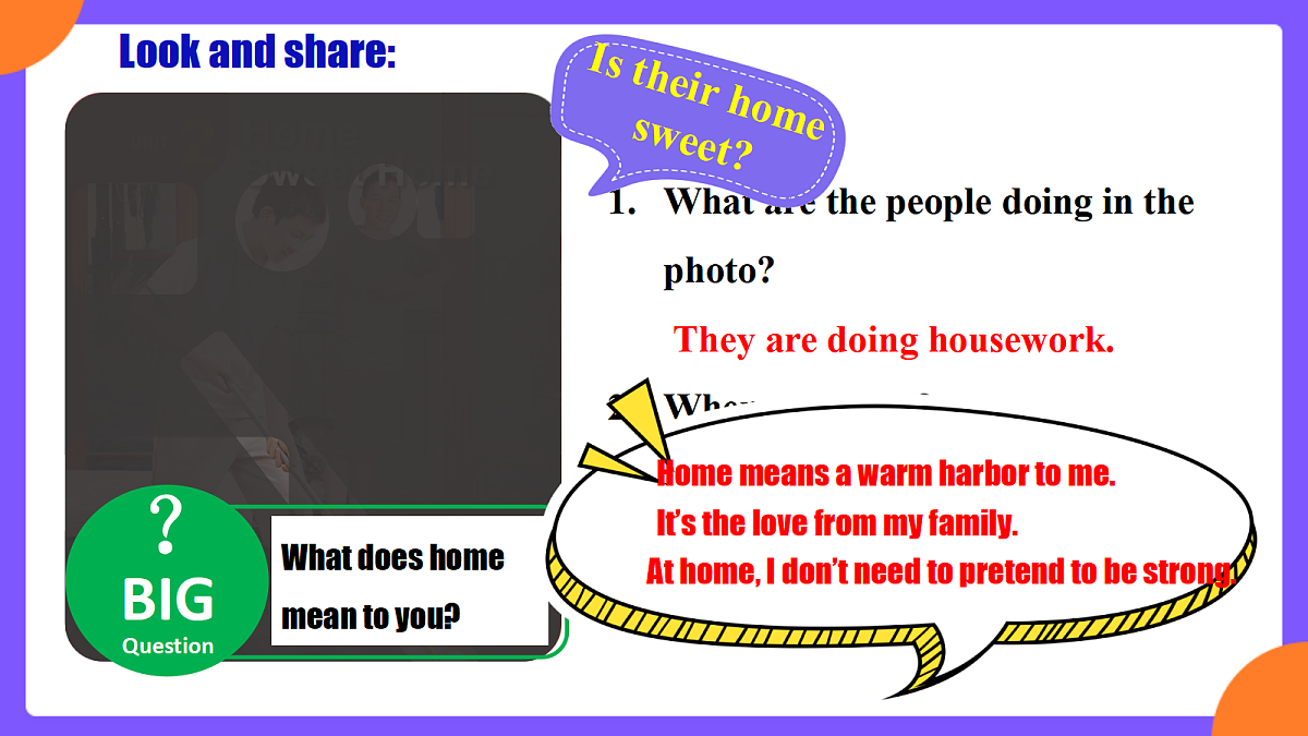 Unit2 Home Sweet Home   SectionA (1a-1d )第4页