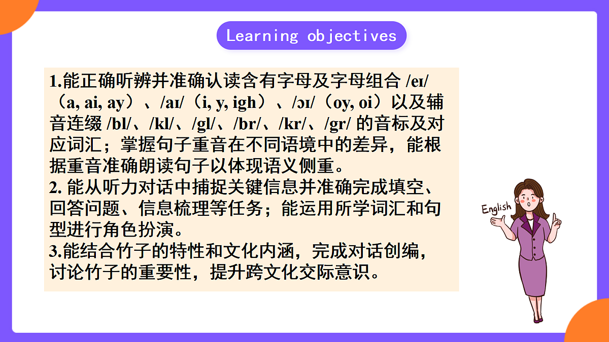Unit 4 Amazing Plants and Animals  SectionA Pronunciation 1-2d第2页
