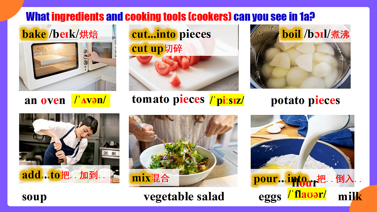 Unit 5 What a Delicious Meal !   SectionA (1a-1d)第7页