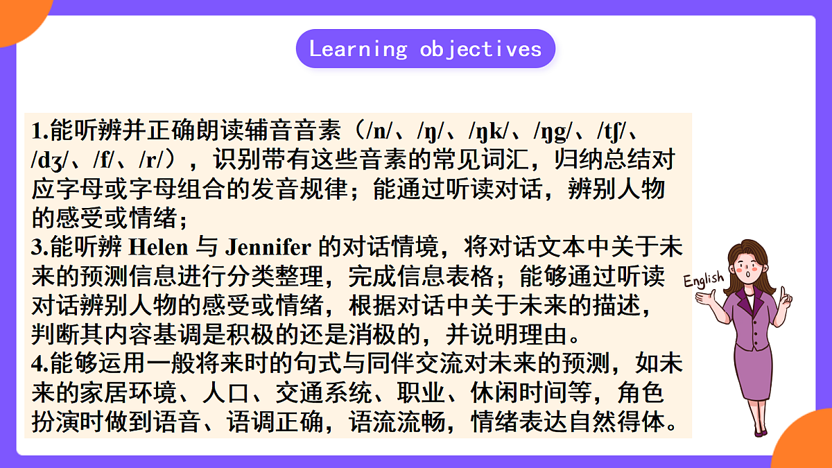 Unit 7 When Tomorrow Comes  SectionA Pronunciation 1-2e第2页