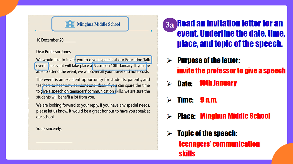 Unit 8 Let's Communicate!     SectionB 3a-3c&Project课件第6页