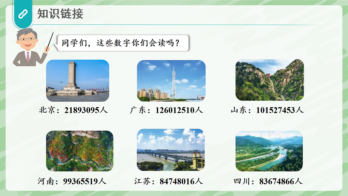 1.1 亿以内数的认识（第2课时）亿以内数的读法 - 小学数学四年级上册同步教学课件（人教版2024）第5页