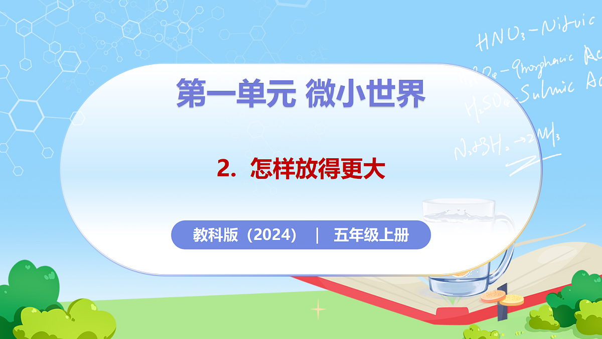 1.2 《怎样放得更大》 - 小学科学五级上册 同步教学课件（教科版2024）第1页