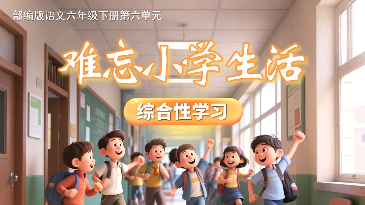综合性学习：难忘小学生活第4页