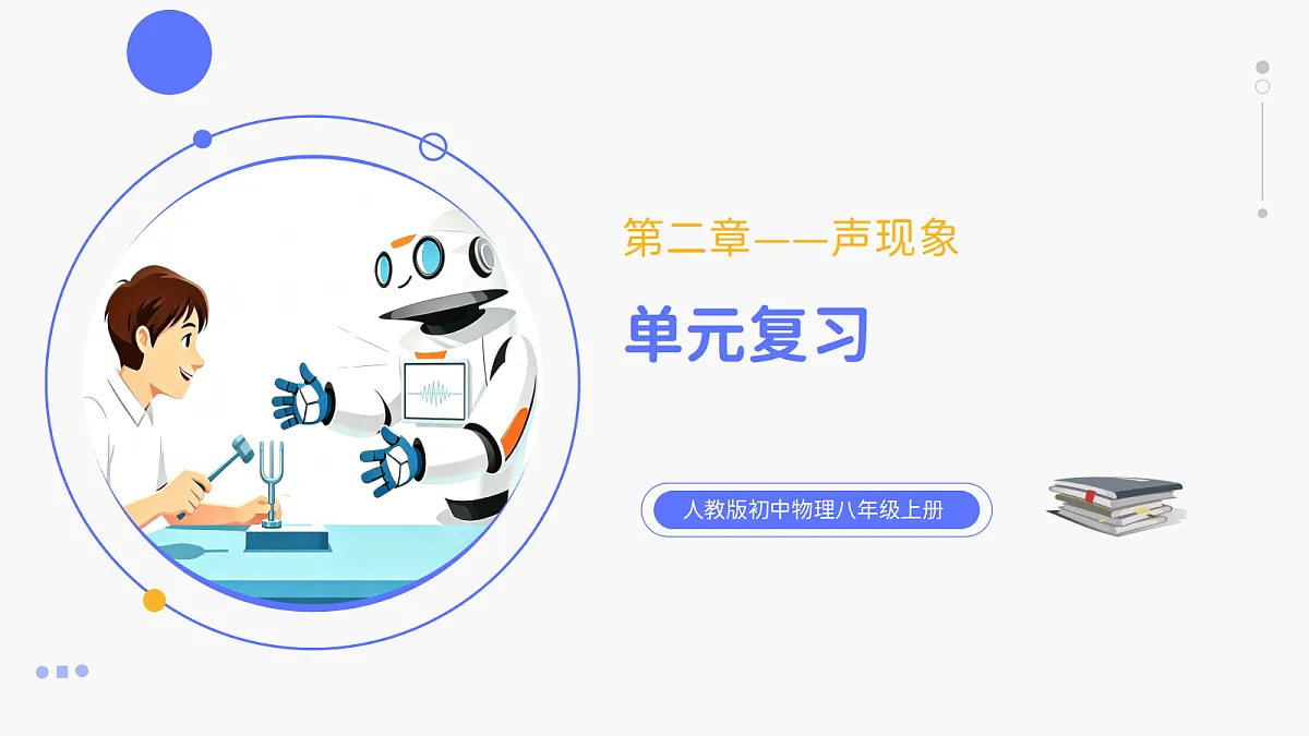 人教版八年级上册+第二章+《声现象单元复习》课件第1页