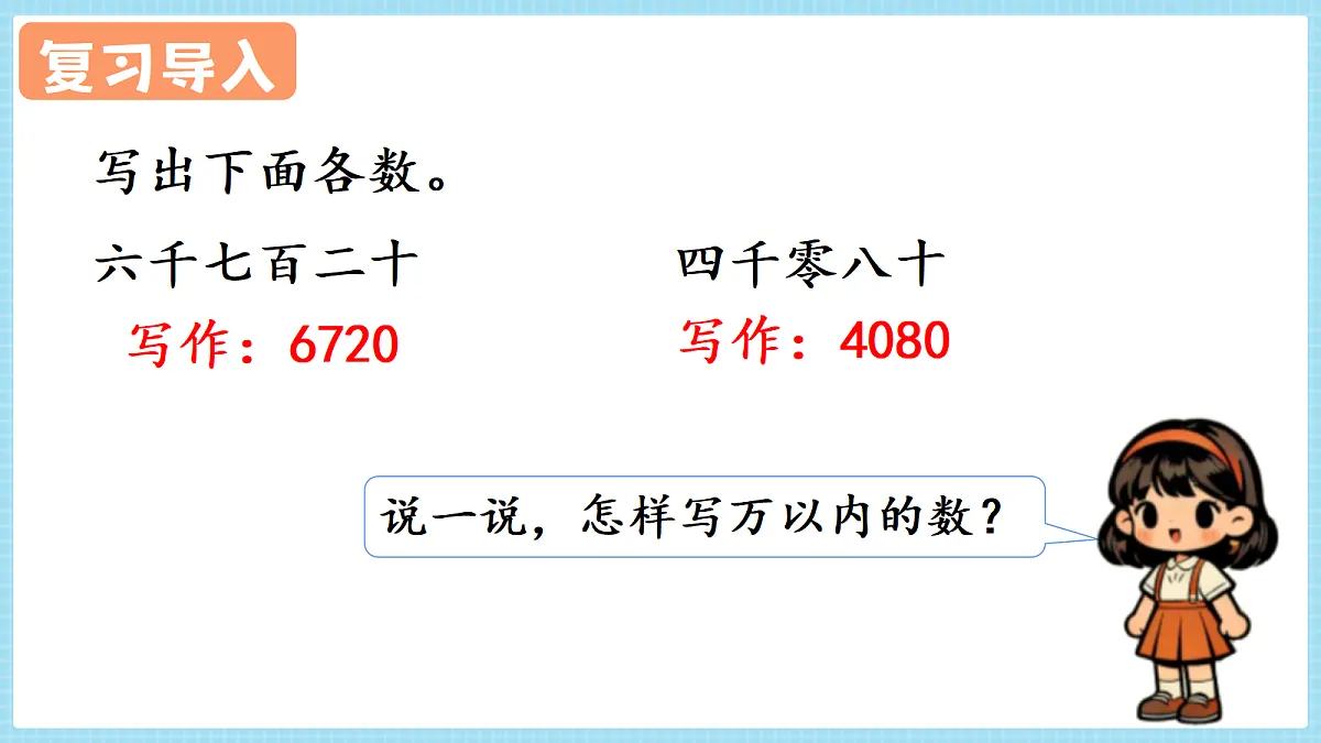 人教版小学数学四年级上册 第3课时《亿以内数的写法》课件第3页