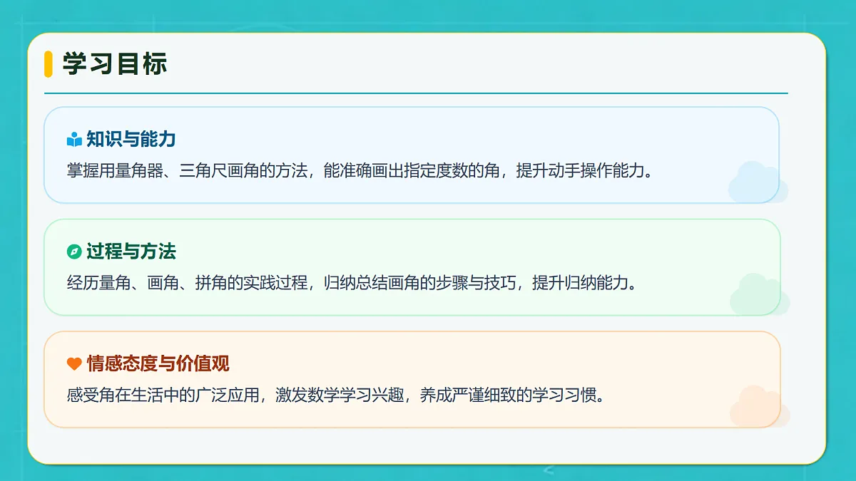 小学数学人教版四年级上册-2.3 画角（课件）第4页