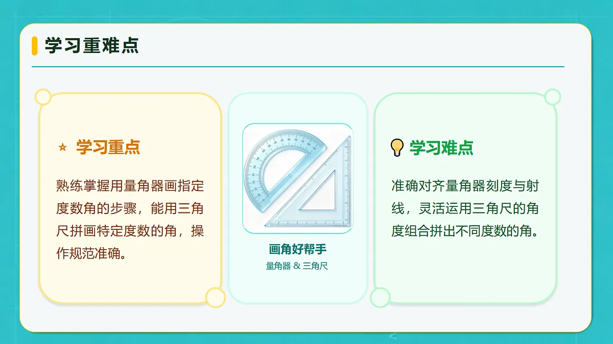 小学数学人教版四年级上册-2.3 画角（课件）第5页