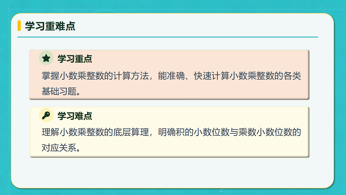 小学数学人教版五年级上册-2.1 小数乘整数 (课件）第5页