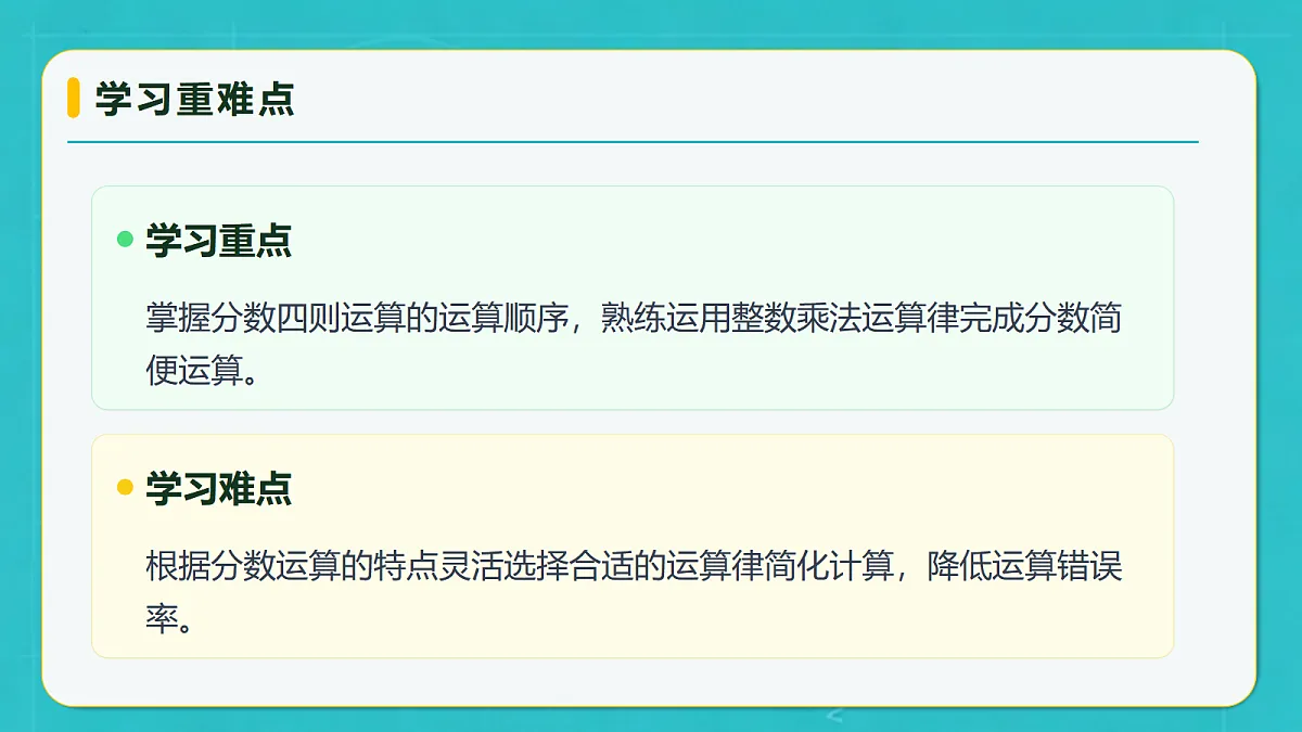 小学数学人教版六年级上册-2.4 分数四则运算及运算律 (课件）第5页