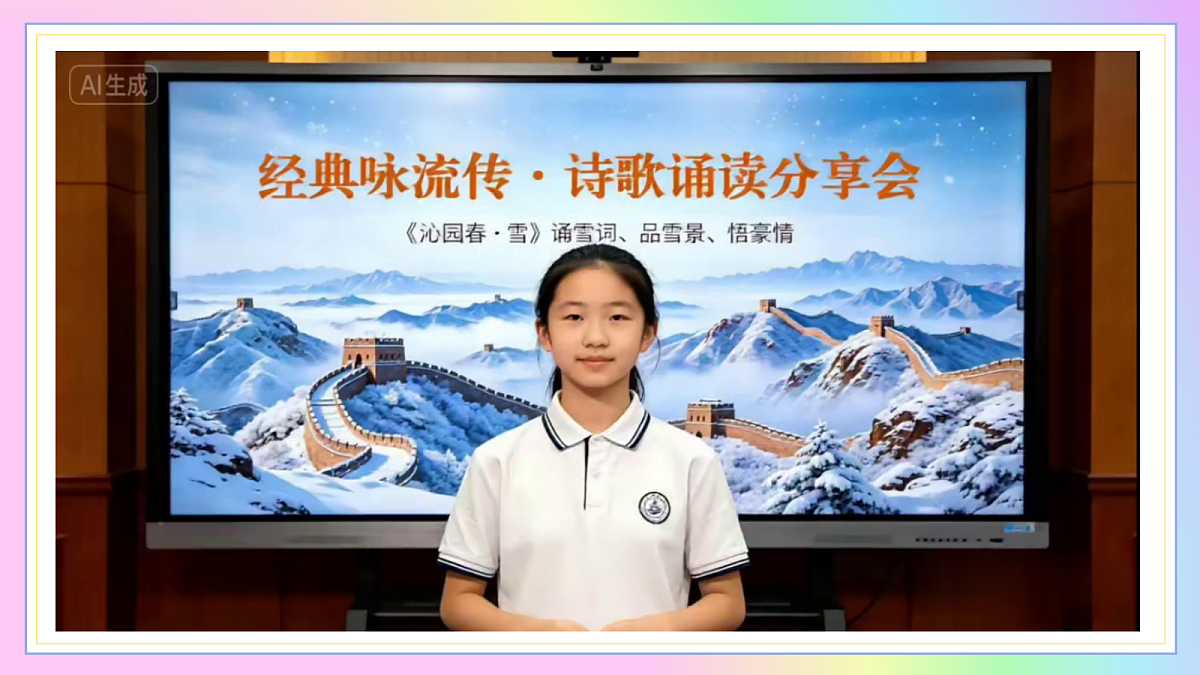 1 沁园春·雪：纵览江山抒壮志  评点古今展胸襟（AI赋能 ·教学课件）语文统编版2024九年级上册第4页