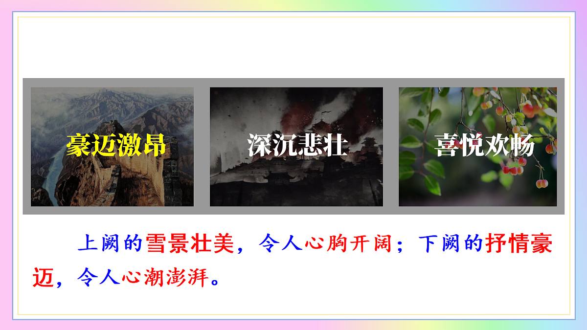 1 沁园春·雪：纵览江山抒壮志  评点古今展胸襟（AI赋能 ·教学课件）语文统编版2024九年级上册第8页