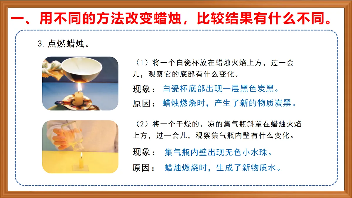 苏教版小学科学六年级上册《1 蜡烛的变化》课件、视频、作业设计第6页