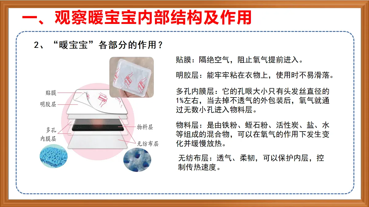 苏教版小学科学六年级上册第一单元《4 自热的“暖宝宝”》课件、视频、作业设计第5页