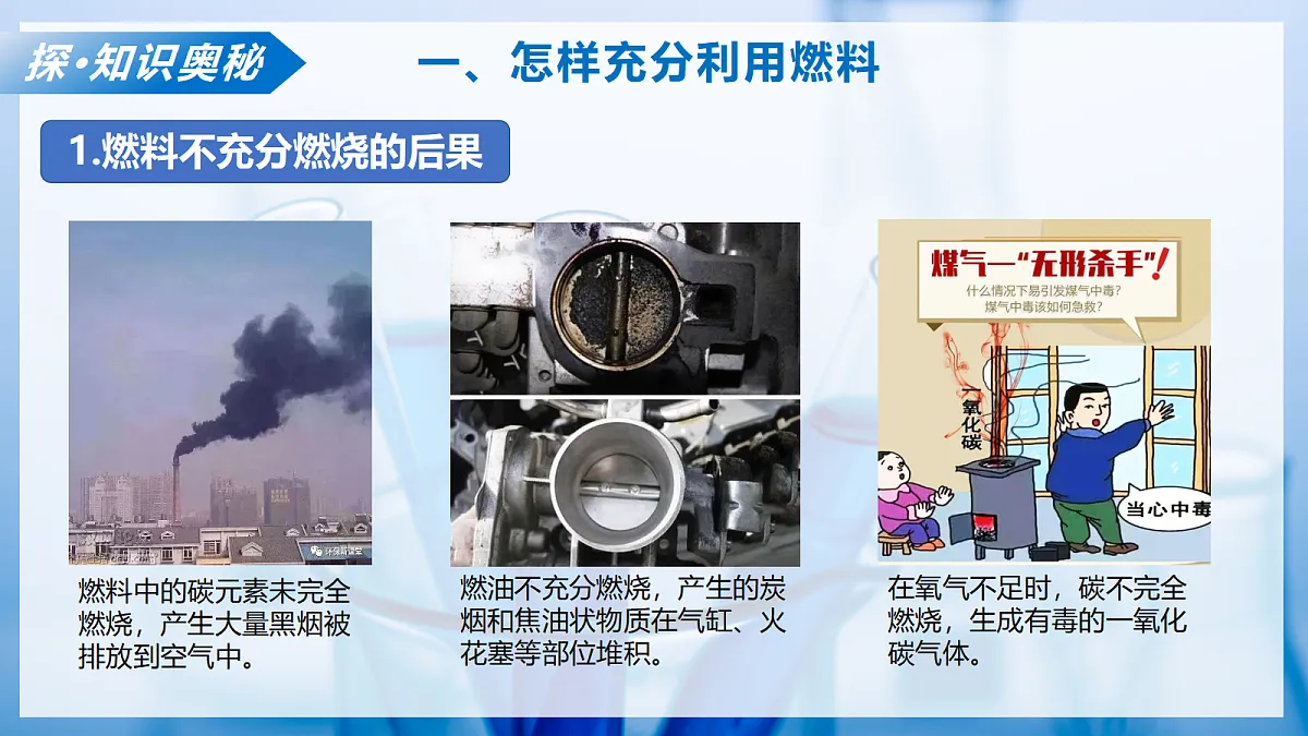 课题2 调控燃烧的方法（教学课件）化学沪科版五四学制2024九年级全一册第7页