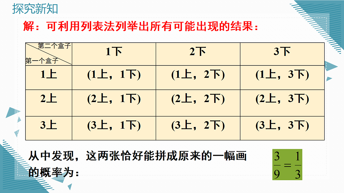 2026学年新北师大版初中数学九年级上册第六章1用树状图或表格求概率（第2课时）课件第6页