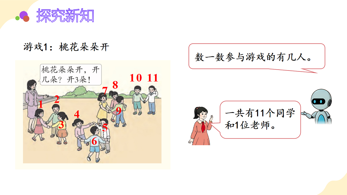 2026（新教材）人教版数学一年级上册-数学游戏：在操场上玩一玩（课件）第7页