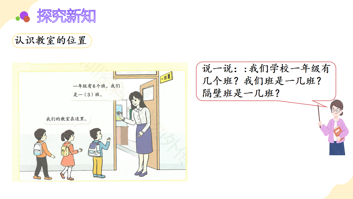 2026（新教材）人教版数学一年级上册-数学游戏：在教室里认一认（课件）第7页