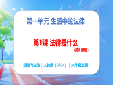第一单元 第1课 法律是什么（第1课时） - 小学道德与法治六年级上册 同步教学课件+教学设计+同步练习（人教版2024）