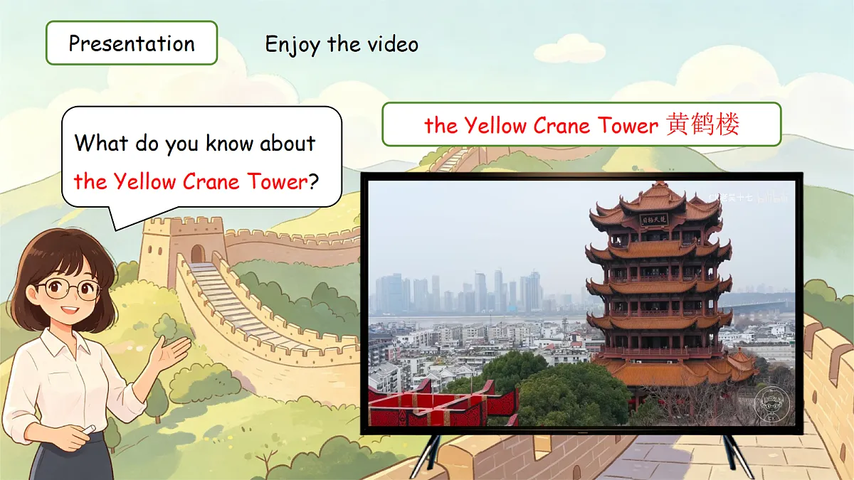 人教PEP六上Unit 1 Amazing places 第四课时 Part B Let's learn&make up a story课件第7页