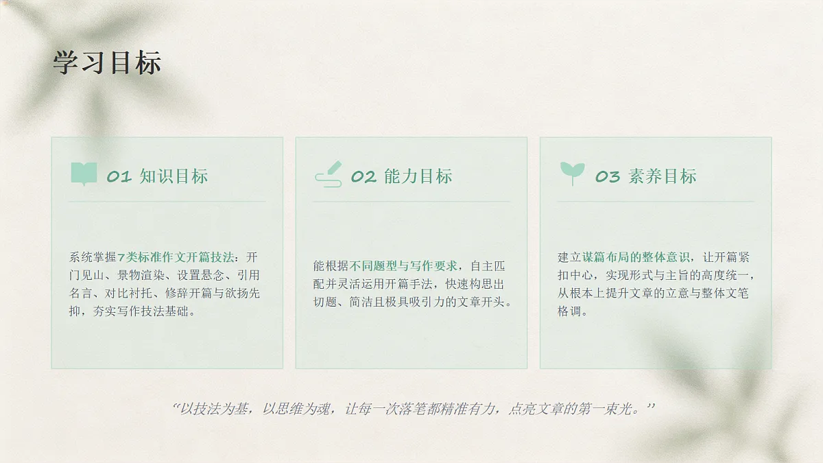01 谋篇布局之学写开头（课件）第2页