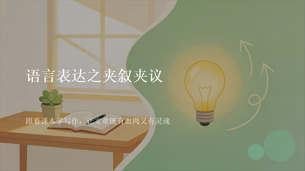 04 语言表达之夹叙夹议（课件）第1页