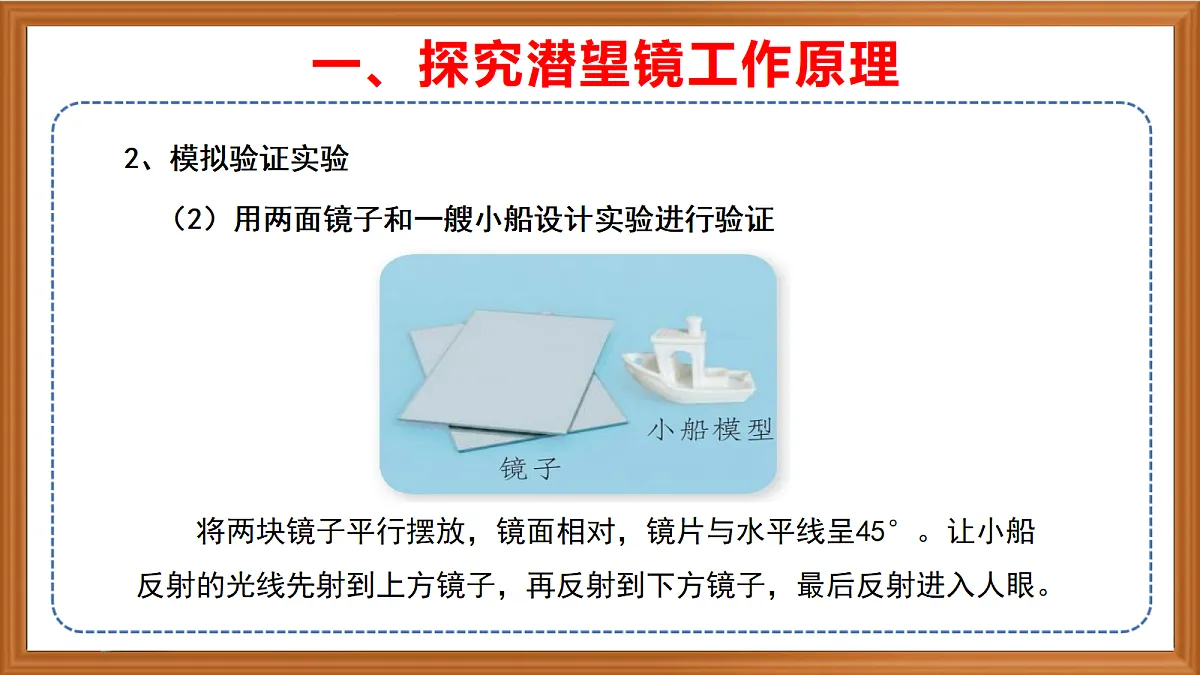 苏教版小学科学五年级上册第一单元《3 潜望镜与万花筒》课件+视频+作业设计第6页
