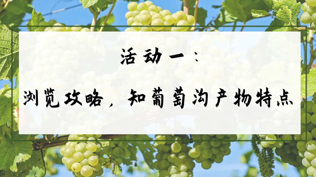1.《课文11 葡萄沟》ppt课件第4页