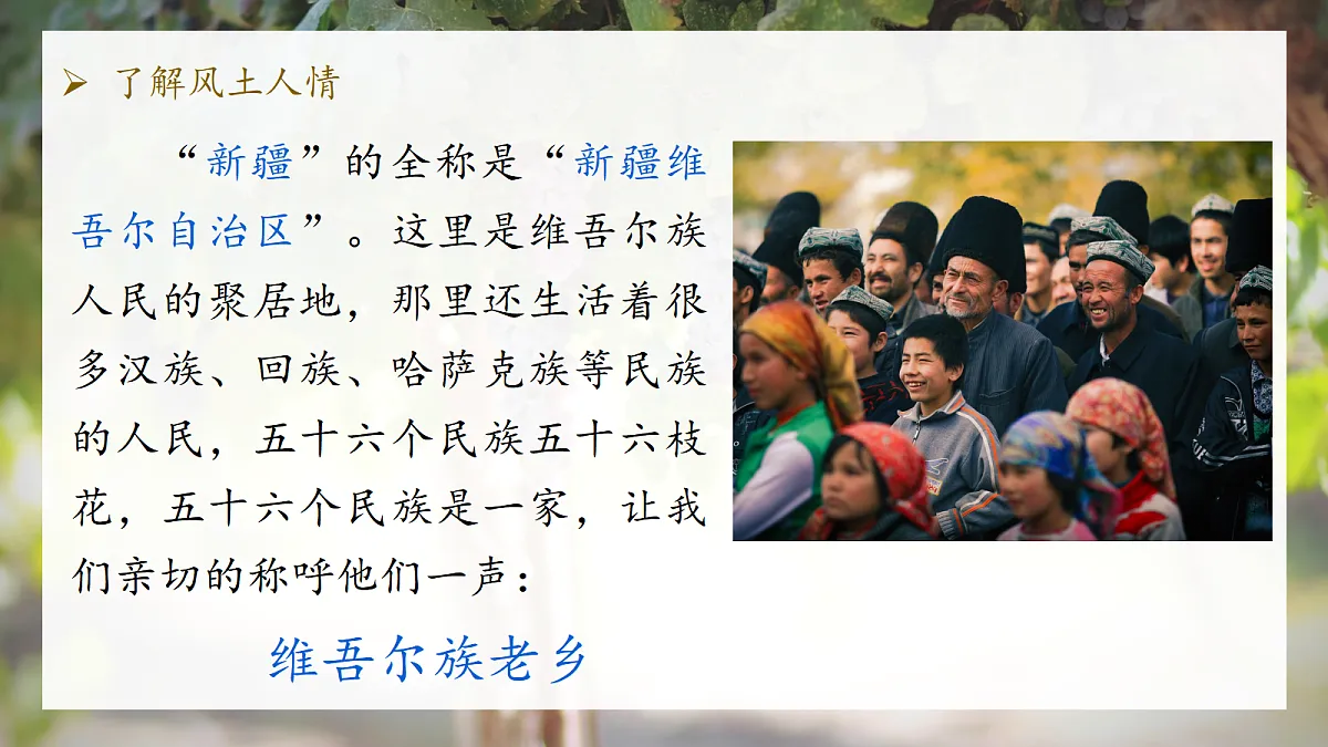 1.《课文11 葡萄沟》ppt课件第6页