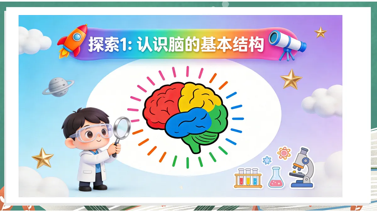 1.4 身体的“总指挥”（教学课件）【含AI视频】科学教科版六年级上册（新教材）第4页