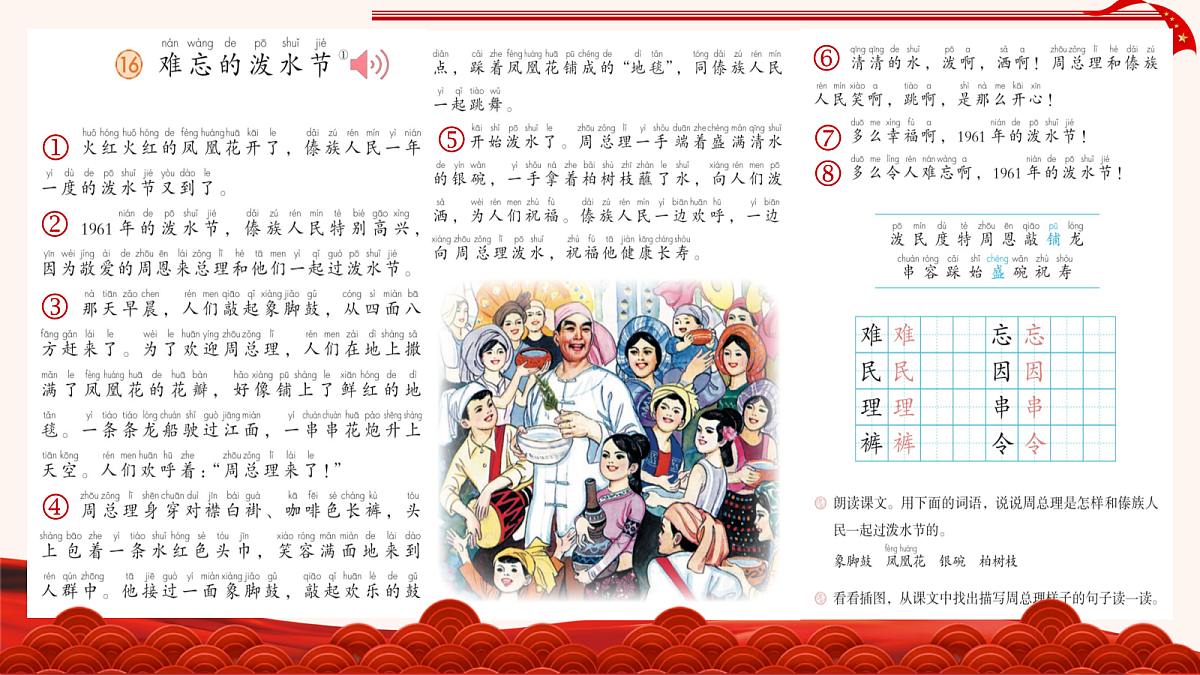 16《难忘的泼水节》教学课件第7页