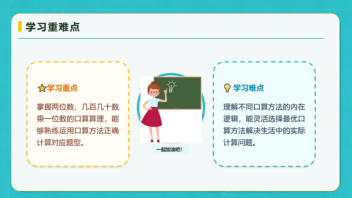小学数学人教版四年级上册-3.1 口算乘法（1）（课件）第5页