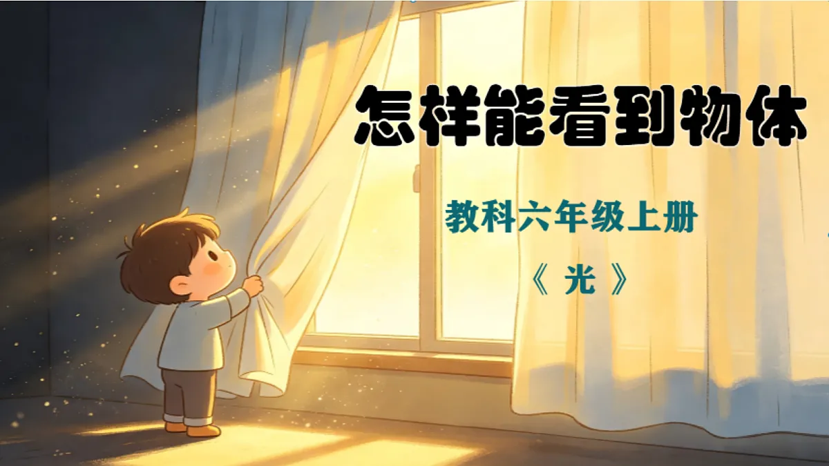 2.1怎样能看到物体第1页