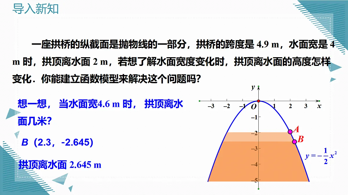 2026学年新湘教版初中数学九年级上册4.5 二次函数的应用（第1课时）课件第3页
