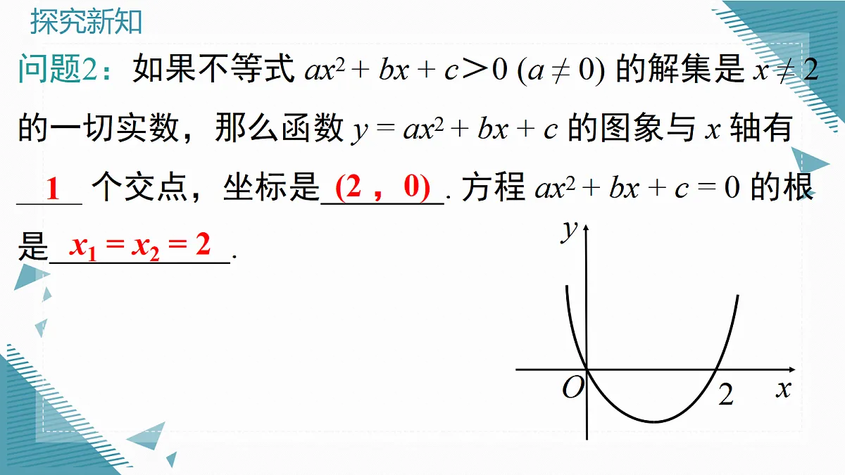 2026学年新沪科版初中数学九年级上册21.3 二次函数与一元二次方程（第2课时）课件第5页