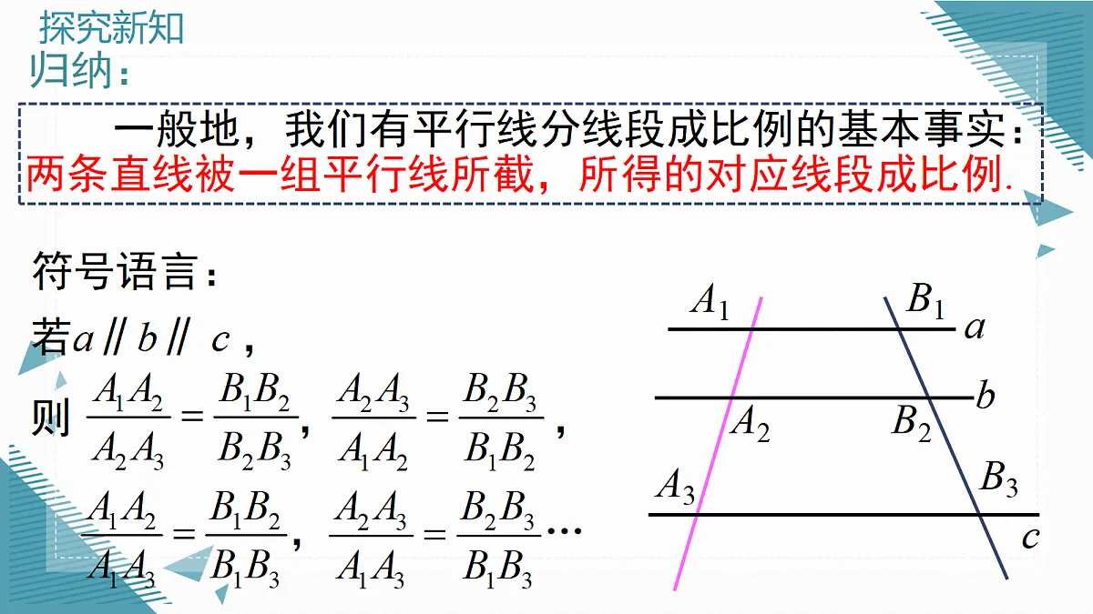 2026学年新沪科版初中数学九年级上册22.1 比例线段（第4课时）课件第6页