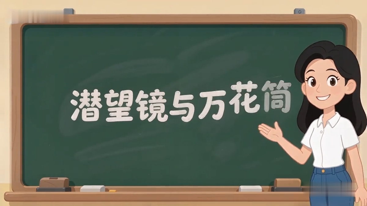 1.3 潜望镜与万花筒（教学课件）【含AI视频】科学苏教版五年级上册（新教材）第4页