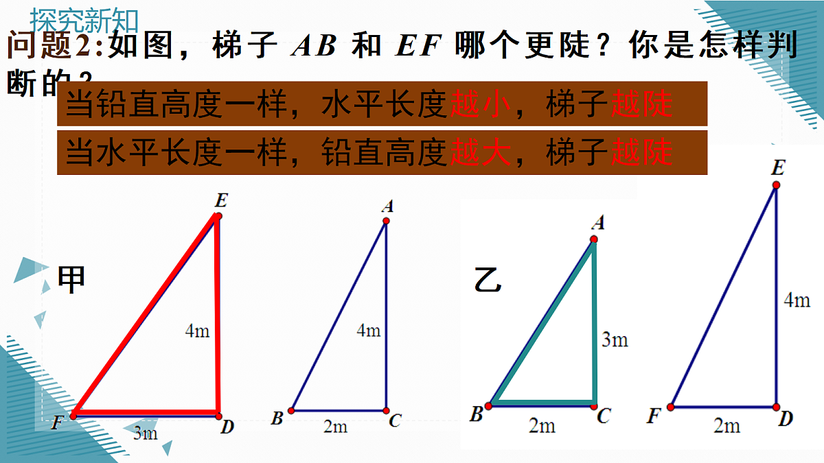 2026学年新沪科版初中数学九年级上册23.1.1 锐角的三角函数（第1课时）课件第6页