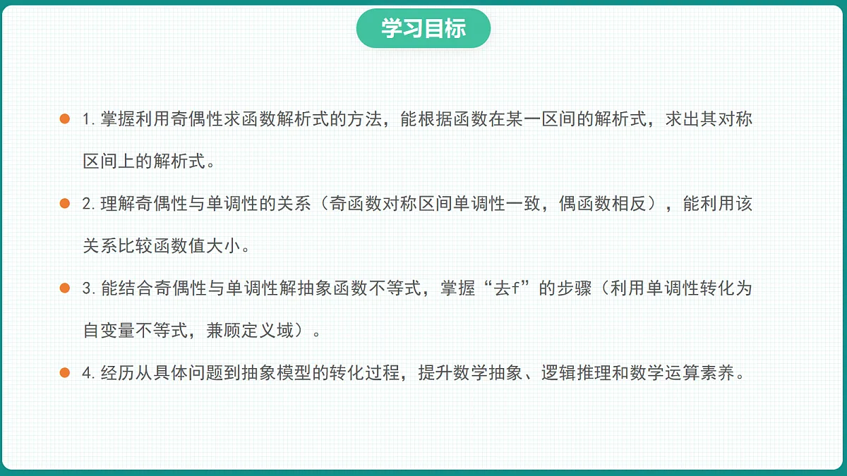 3.2.2《奇偶性》第2课时 课件 人教版（2019）高一数学必修一第2页