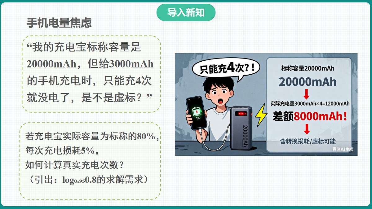 4.3.2《对数的运算》 课件 人教版（2019）高一数学必修一第4页