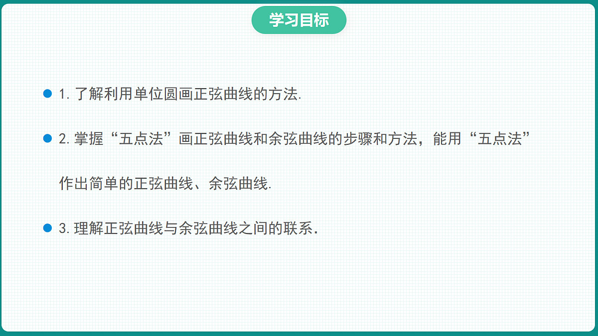 5.4.1《正弦函数、余弦函数的图象》 课件 人教版（2019）高一数学必修一第2页