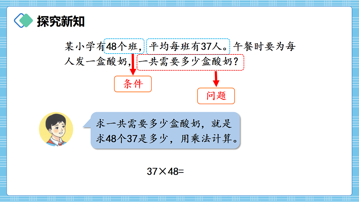 （2026新教材）人教版小学数学四年级上册3.4《乘数是两位数的笔算乘法（进位）》PPT课件第3页