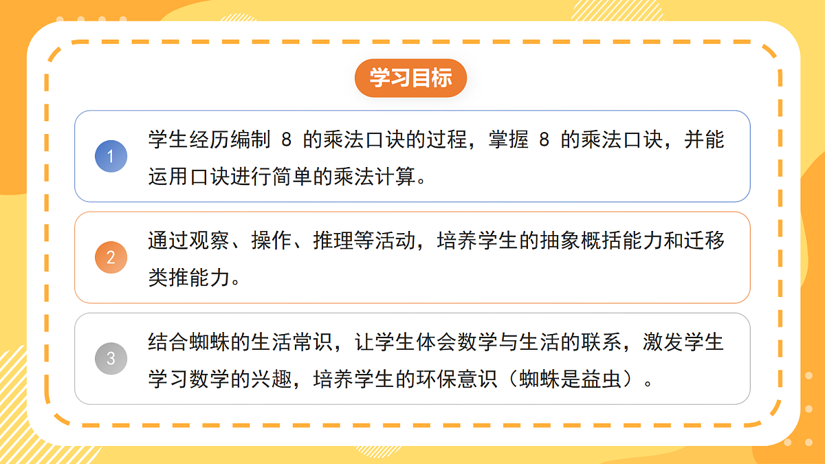 4.3《8的乘法口诀》（课件）北京版数学二上第2页