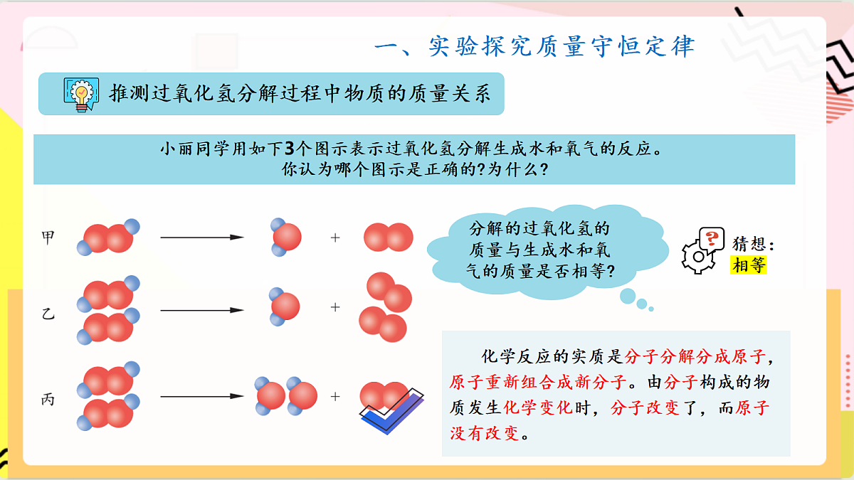 5.1《 化学反应中的质量守恒》课件 鲁教版化学九上第8页