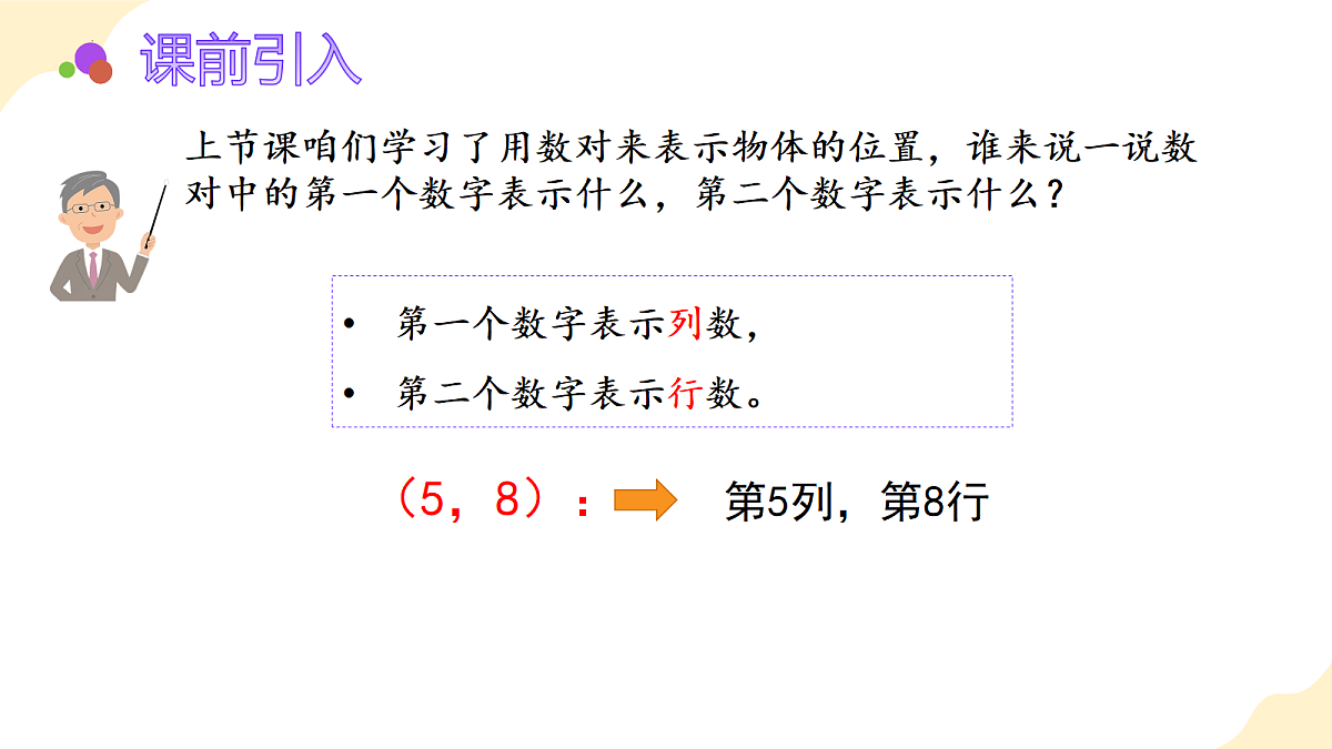 2026（新教材）人教版数学六年级上册-1.2《在方格纸上用数对确定物体的位置》（课件）第4页